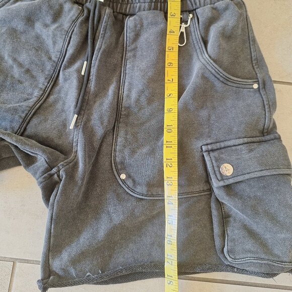 Public Saint Black CARGO SWEAT-SHORTS  size xl - Picture 9 of 9